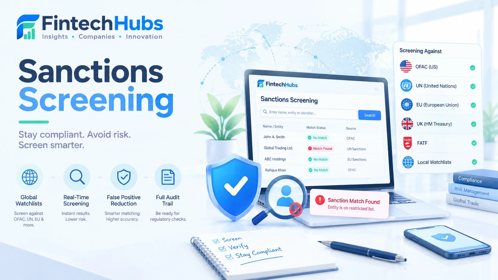 Sanctions Screening: Compliance & Risk Management Guide